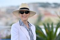 Meryl Streep attends a photocall as she receives an honorary Palme d Or at the 77th annual Cannes Film Festival at Palais des Festivals on May 14, 2024 in Cannes, France . Photo by Franck Castel/ABACAPRESS