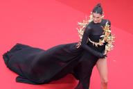 Iris Mittenaere attending the Furiosa: A Mad Max Saga (Furiosa: Une Saga Mad Max) Red Carpet at the 77th annual Cannes Film Festival at Palais des Festivals on May 15, 2024 in Cannes, France. Photo by David Boyer/ABACAPRESS
