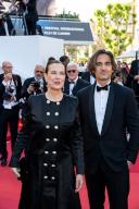 Dimitri Rassam and his mother Carole Bouquet attend the screening of âMegalopolisâ, as part of 77th edition of Cannes Film Festival, in Cannes, France, on May 16, 2024. Photo by Ammar Abd Rabbo/ABACAPRESS