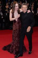 Willem Dafoe, Emma Stone attending the "Kinds Of Kindness" Red Carpet at the 77th annual Cannes Film Festival at Palais des Festivals on May 17, 2024 in Cannes, France. Photo by David Boyer/ABACAPRESS