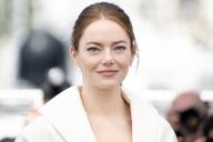 Emma Stone attends the Kinds of Kindness Photocall at the 77th annual Cannes Film Festival at Palais des Festivals on May 18, 2024 in Cannes, France. Photo by David NIVIERE/ABACAPRESS