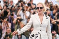 Uma Thurman attending the Oh Canada Photocall as part of the 77th Cannes International Film Festival in Cannes, France on May 18, 2024. Photo by Aurore Marechal/ABACAPRESS