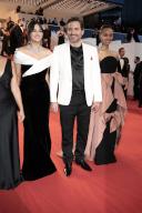 Selena Gomez, Edgar Ramirez and Zoe Saldana leaving the Emilia Perez Red Carpet at the 77th annual Cannes Film Festival at Palais des Festivals on May 18, 2024 in Cannes, France. Photo by David NIVIERE\/ABACAPRESS
