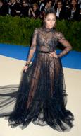 La La Anthony arriving on the red carpet at the Costume Institute Benefit at The Metropolitan Museum of Art celebrating the opening of Rei Kawakubo/Comme des Garcons: Art of the In-Between in New York City, NY, USA, on May 1, 2017. Photo by Dennis ...