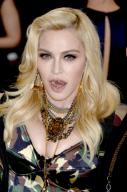 Madonna arriving on the red carpet at the Costume Institute Benefit at The Metropolitan Museum of Art celebrating the opening of Rei Kawakubo/Comme des Garcons: Art of the In-Between in New York City, NY, USA, on May 1, 2017. Photo by Dennis Van ...