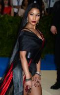 Nicki Minaj arriving on the red carpet at the Costume Institute Benefit at The Metropolitan Museum of Art celebrating the opening of Rei Kawakubo/Comme des Garcons: Art of the In-Between in New York City, NY, USA, on May 1, 2017. Photo by Dennis Van ...