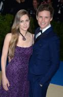Hannah Bagshawe and Eddie Redmayne arriving on the red carpet at the Costume Institute Benefit at The Metropolitan Museum of Art celebrating the opening of Rei Kawakubo/Comme des Garcons: Art of the In-Between in New York City, NY, USA, on May 1, ...