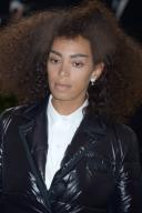 Solange Knowles arriving on the red carpet at the Costume Institute Benefit at The Metropolitan Museum of Art celebrating the opening of Rei Kawakubo/Comme des Garcons: Art of the In-Between in New York City, NY, USA, on May 1, 2017. Photo by Dennis ...