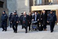 .February 21, 2020 New York City..Harvey Weinstein leaving Manhattan Criminal Court on on February 21, 2020 in New York City...Credit: Kristin Callahan/ACE Pictures..Tel:Email: