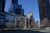 .March 21, 2020 New York City..Columbus Circle during the novel coronavirus disease (COVID-19) outbreak on March 21, 2020 in New York City...Credit: Kristin Callahan/ACE Pictures..Tel:Email:
