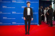 Actor Kevin Michael McHale arrives for the 2022 White House Correspondents Association Annual Dinner at the Washington Hilton Hotel on Saturday, April 30, 2022. This is the first time since 2019 that the WHCA has held its annual dinner due to the COVID-19 pandemic. Credit: Rod Lamkey / CNP