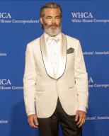 Chris Pine arrives for the 2024 White House Correspondents Association Dinner at the Washington Hilton Hotel on Saturday, April 27, 2024 in Washington, DC. Credit: Ron Sachs / CNP