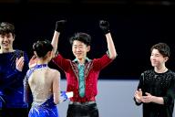 Yanhao LI (NZL), winner of the best Exhibition program, during Exhibition Gala, at the ISU World Junior Figure Skating Championships 2024, at Taipei Arena, on March 3, 2024 in Taipei City, Taiwan. (Photo by Raniero Corbelletti\/AFLO