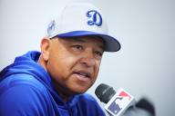 Dave Roberts (Dodgers), MARCH 20, 2024 - Baseball : MLB World Tour Seoul Series, Los Angeles Dodgers Press conference at Gocheok Sky Dome, Seoul, South Korea. (Photo by Naoki Nishimura/AFLO SPORT