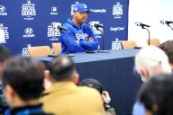 Dave Roberts (Dodgers), MARCH 21, 2024 - Baseball : MLB World Tour Seoul Series, Los Angeles Dodgers Press conference at Gocheok Sky Dome, Seoul, South Korea. (Photo by Naoki Nishimura/AFLO SPORT