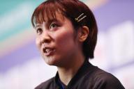 Miu Hirano (JPN), APRIL 19, 2024 - Table Tennis : ITTF World Cup Macao 2024 Women\'s Singles quarter-final match at Galaxy Arena in Macao, China. (Photo by Itaru Chiba\/AFLO
