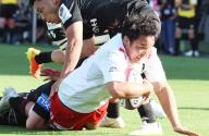 May 5, 2024, Tokyo, Japan - Toyota Verblitz hookerRyuhei Arita carries the ball during a Japan Rugby League One match against Ricoh Black Rams Tokyo at the Prince Chichibu rugby stadium in Tokyo on Sunday, May 5, 2024. Verblitz defeated Black Rams 45-18. (photo by Yoshio Tsunoda\/AFLO