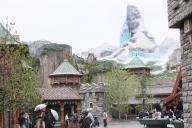 May 7, 2024, Urayasu, Japan - This picture shows the entrance of the new attraction "Anna and Elsz\'s Frozen Journey" at the Tokyo DisneySea\'s new area Fantasy Springs at a press preview in Urayasu, surban in Tokyo on Tuesday, May 7. The Fantasy Springs will open for public on June 6. (photo by Yoshio Tsunoda\/AFLO