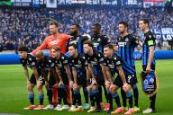 Team (Club Brugge) during the UEFA Europa Conference League match between Club Brugge 1-1 Fiorentina at Jan Breydel Stadium on May 8, 2024 in Bruges, Belgium. (Photo by Maurizio Borsari\/AFLO