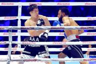 (L-R) Naoya Inoue (JPN), Luis Nery (MEX), MAY 6, 2024 - Boxing : IBF, WBA, WBC and WBO world super bantamweight title bout at Tokyo Dome in Tokyo, Japan. (Photo by Naoki Nishimura\/AFLO SPORT