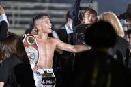 New champoion Yoshiki Takei of Japan won the WBO world bantamweight title boxing bout at Tokyo Dome in Tokyo, Japan on May 6, 2024. (Photo by Hiroaki Finito Yamaguchi/AFLO
