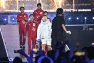 Challenger Yoshiki Takei of Japan befoe the WBO world bantamweight title boxing bout at Tokyo Dome in Tokyo, Japan on May 6, 2024. (Photo by Hiroaki Finito Yamaguchi/AFLO
