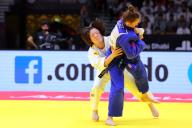 (L-R) Wakana Koga (JPN), Ellen Salens (BEL), MAY 19, 2024 -Judo : World Judo Championships Abu Dhabi 2024 Women