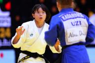 (L-R) Kisumi Omori (JPN), Sita Kadamboeva (UZB), MAY 19, 2024 -Judo : World Judo Championships Abu Dhabi 2024 Women