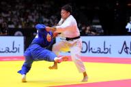 (L-R) Ayub Bliev (AIN), Ryuju Nagayama (JPN), MAY 19, 2024 -Judo : World Judo Championships Abu Dhabi 2024 Men