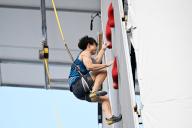 Ryo Omasa (JPN), MAY 17, 2024 - Sport Climbing : OQS olympic qualifier series for paris 2024 Men\'s Speed Qualification at Huangpu River side in Shanghai, China. (Photo by MATSUO.K\/AFLO SPORT