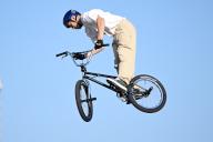 Rim Nakamura (JPN), MAY 17, 2024 - BMX : OQS olympic qualifier series for paris 2024 Men\'s Free style Park Qualification at Huangpu River side in Shanghai, China. (Photo by MATSUO.K\/AFLO SPORT