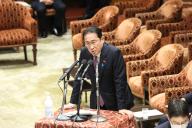 May 20, 2024, Tokyo, Japan - Japanese Prime Minister Fumio Kishida answers a question at Lower House