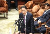May 20, 2024, Tokyo, Japan - Japanese Prime Minister Fumio Kishida answers a question at Lower House