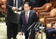 May 20, 2024, Tokyo, Japan - Japanese Prime Minister Fumio Kishida arrives at Lower House