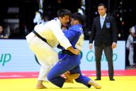 (L-R) Shakhram Ahadov (UZB), Tatsuki Ishihara (JPN), MAY 20, 2024 -Judo : World Judo Championships Abu Dhabi 2024 Men\