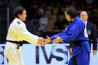 (L-R) Christa Deguchi (CAN), Momo Tamaoki (JPN), MAY 20, 2024 -Judo : World Judo Championships Abu Dhabi 2024 Women\