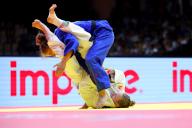 (Top-Bottom) Andreja Leski (SLO), Angelika Szymanska (POL), MAY 21, 2024 -Judo : World Judo Championships Abu Dhabi 2024 Women