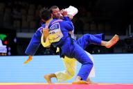 (L-R) Dimitri Gochilaidze (GEO), Timur Arbuzov (AIN), MAY 21, 2024 -Judo : World Judo Championships Abu Dhabi 2024 Men