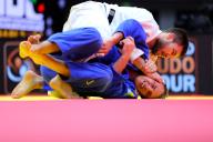 (Top-Bottom) Sharofiddin Boltaboev (UZB), Bernd Fasching (AUT), MAY 21, 2024 -Judo : World Judo Championships Abu Dhabi 2024 Men