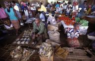 Market scene. Vilanculos. Mozambique.