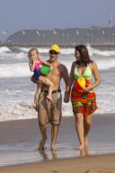 Family fun on the beach. Durban. KwaZulu-Natal. South Africa.