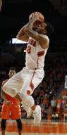 Clemson Tigers guard Avry Holmes (12) shoots a jumper against the Syracuse Orange on February 7, 2017. Mandatory Photo Credit: Vern Verna / Ai Wire