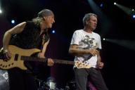 2009-11-17 AMSTERDAM - The lengendary British rock band Deep Purple with bass player Roger Glover (L) and singer Ian Gillan (R) during a sold out concert in the Heineken Music Hall (HMH) in Amsterdam. ANP PHOTO BY PAUL