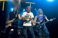 2009-11-17 AMSTERDAM - The lengendary British rock band Deep Purple with bass player Roger Glover (L) singer Ian Gillan (M) and guitarist Steve Morse (R) during a sold out concert in the Heineken Music Hall (HMH) in Amsterdam. ANP PHOTO BY PAUL ...