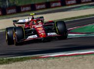 IMOLA - Carlos Sainz (Ferrari) during qualifying for the Italian Grand Prix on the circuit in the run-up to the Emilia-Romagna Grand Prix. ANP REMKO DE WAAL