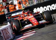 MONACO - Carlos Sainz (Ferrari) during qualifying for the Monaco Grand Prix. ANP SEM VAN DER WAL