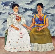 The Two Fridas (Las dos Fridas). Museum: Museo de Arte Moderno, Mexico. Autor: FRIDA KAHLO. Copyright: This artwork is not in public domain. It is your responsibility to obtain all necessary third party permissions from the copyright handler in your country prior to publication.The Two Fridas (Las dos Fridas). Museum: Museo de Arte Moderno, Mexico. Author: FRIDA KAHLO. Copyright: This artwork is not in public domain. It is your responsibility to obtain all necessary third party permissions from the copyright handler in your country prior to publication.. Album / Fine Art Images. . 