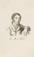 Carl Maria von Weber (1786-1826). Museum: PRIVATE COLLECTION. Autor: ANONIMO.Carl Maria von Weber (1786-1826). Museum: PRIVATE COLLECTION. Author: ANONYMOUS.. Album / Fine Art Images. . 
