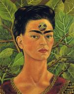 Frida Kahlo / Pensando en la muerte, 1943. Óleo sobre lienzo. 44 cm x 37 cm.Frida Kahlo / Thinking about death, 1943. Oil on canvas. 44 cm x 37 cm.. Album. . 