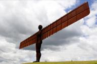 ANTONY GORMLEY SCULPTURE THE ANGEL OF THE NORTH GATESHEAD & TYNE AND WEAR NORTH EAST OF ENGLAND GATESHEAD, TYNE AND WEAR, ENGLAND 09 June 2015